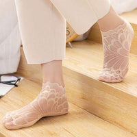 Atmungsaktive Spitzensocken