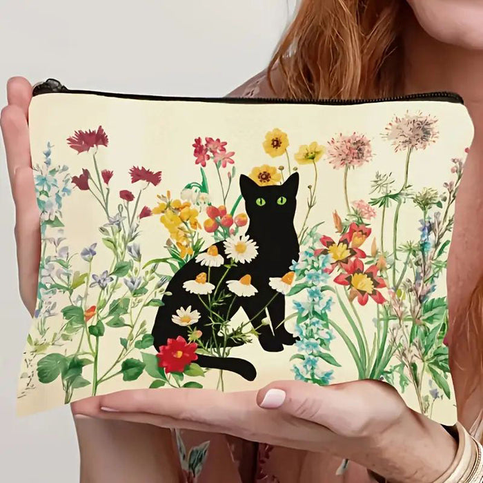 Lässige Tasche Mit Katzen-Print