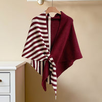 Warmer Gestreifter Schal