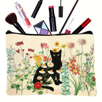 Lässige Tasche Mit Katzen-Print