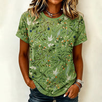Vintage-T-Shirt Mit Blumenmuster