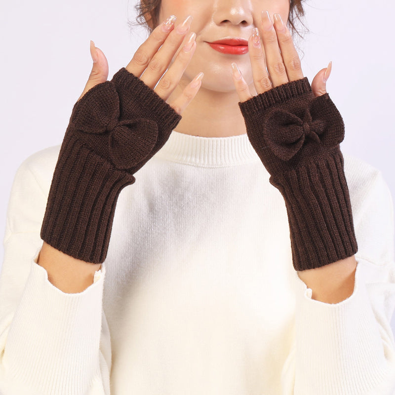 Einfarbige Warme Handschuhe