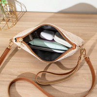 Lässige Strohtasche
