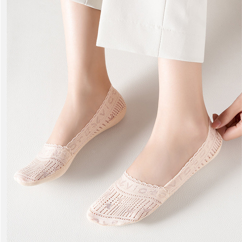 Atmungsaktive Spitzensocken