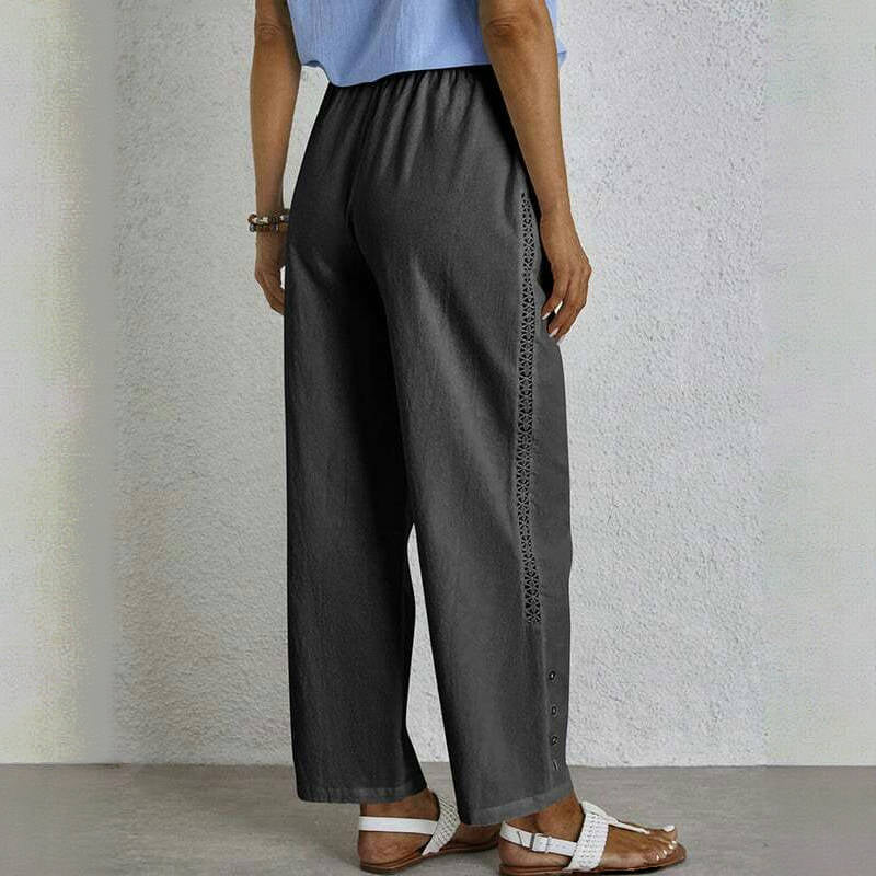 【Baumwolle Und Leinen】Bequeme Freizeithose