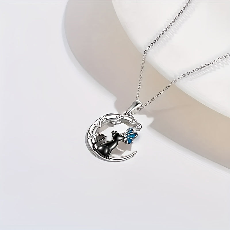 Kreative Katzenanhänger-Halskette