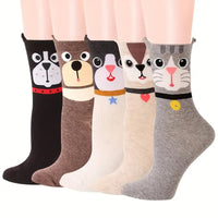 Packung Mit 5 Paar Cartoon-Socken