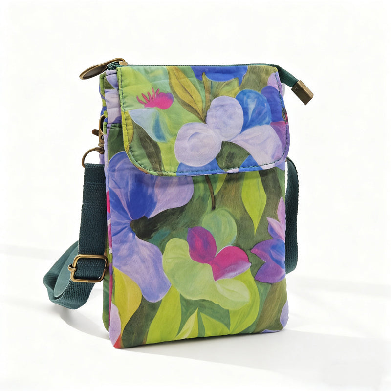 Vintage-Tasche Mit Blumenmuster