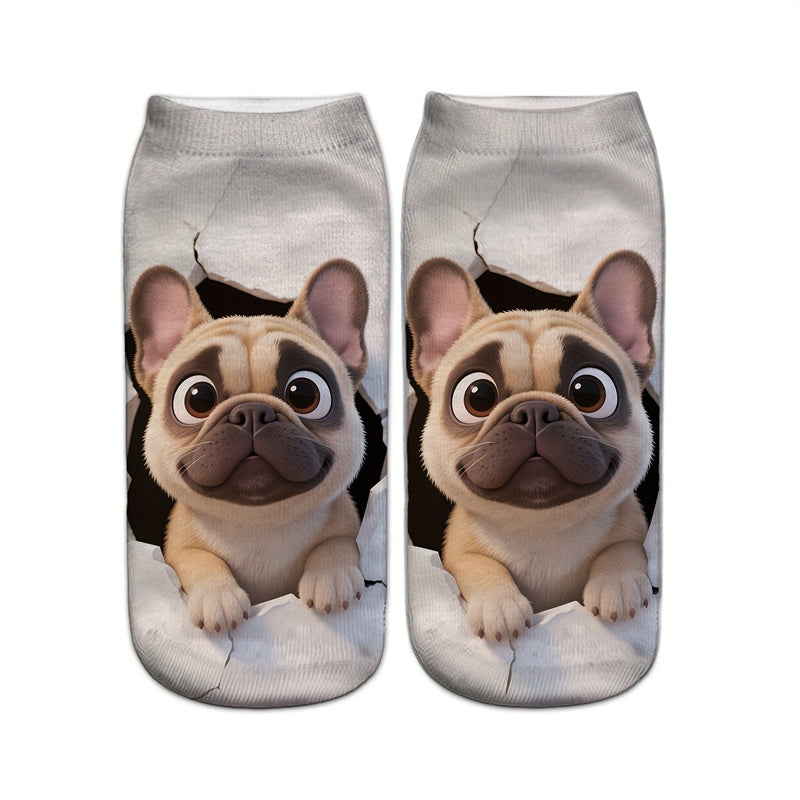 Lässige Socken Mit Animalprint