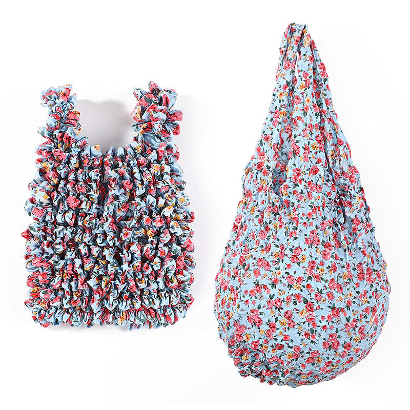 Vintage-Tasche Mit Blumenmuster