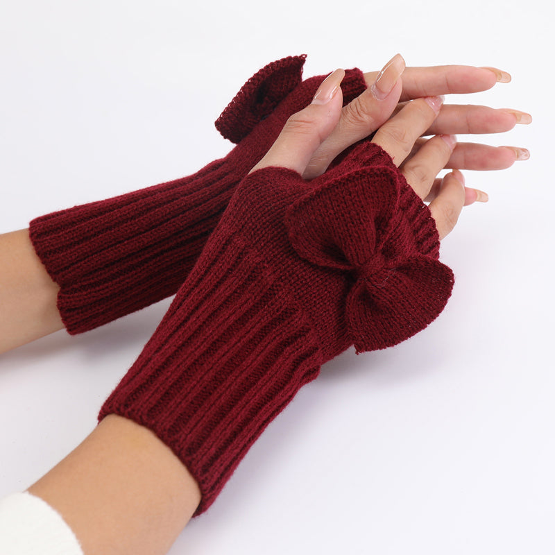 Einfarbige Warme Handschuhe