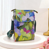 Vintage-Tasche Mit Blumenmuster