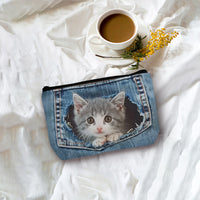 Kreative Tasche Mit Katzenmuster