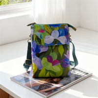 Vintage-Tasche Mit Blumenmuster