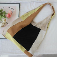 Vintage Patchwork-Stricktasche