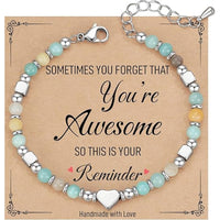 Bohemian Herz Perlenarmband