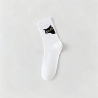Lässige Socken Mit Katzenmotiv