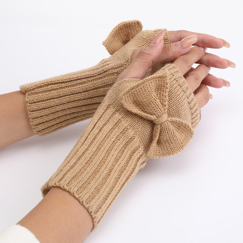 Einfarbige Warme Handschuhe