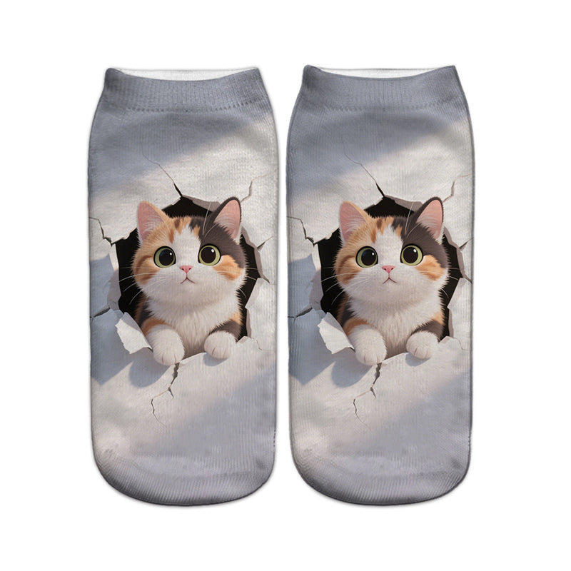 Lässige Socken Mit Animalprint