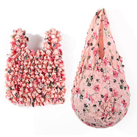 Vintage-Tasche Mit Blumenmuster