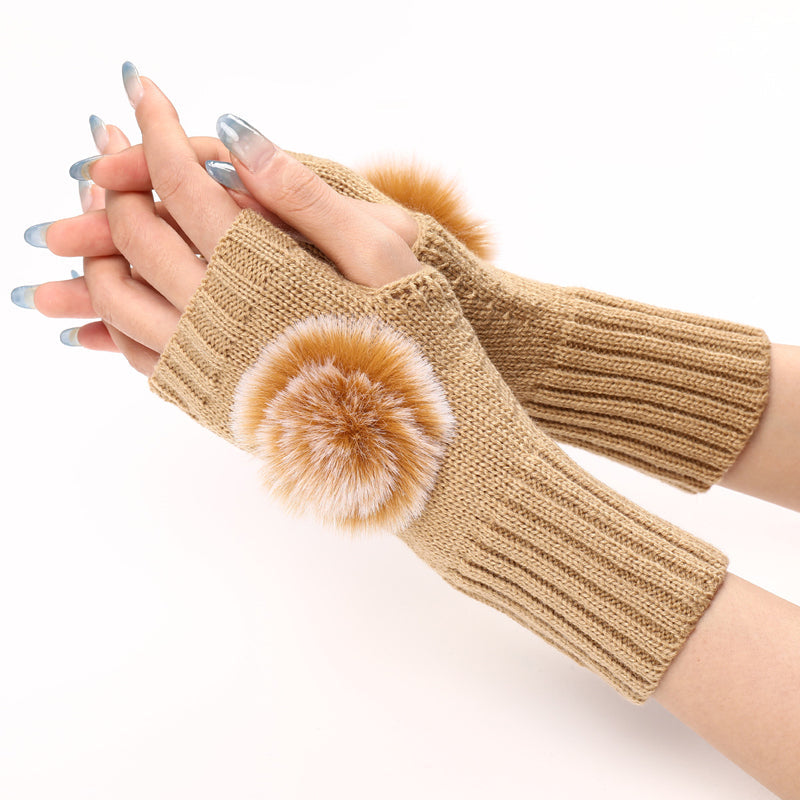 Einfarbig Warme Handschuhe