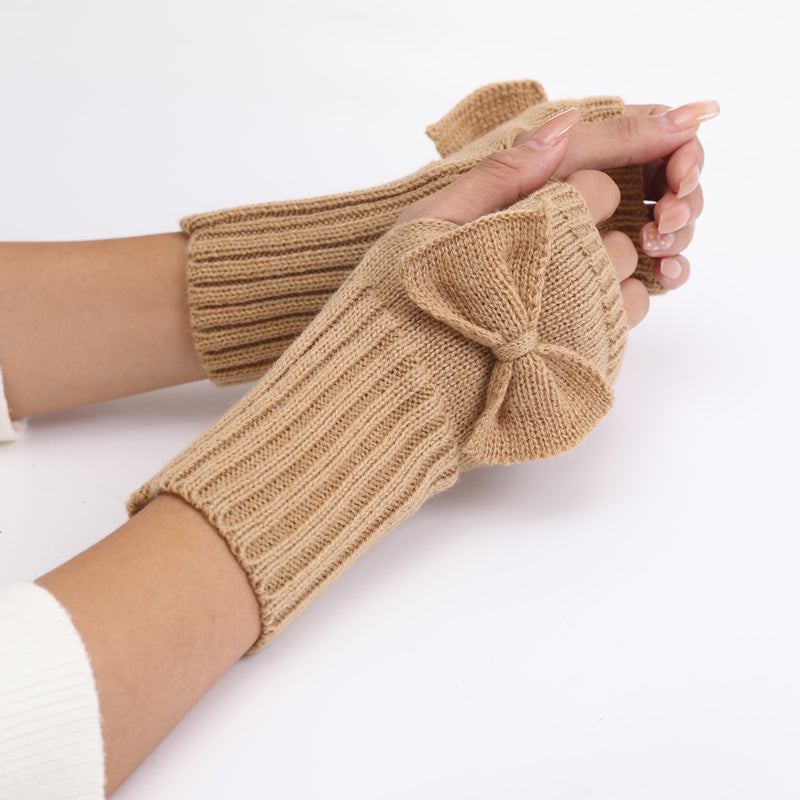 Einfarbige Warme Handschuhe