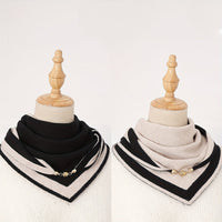 Vintage-Farbblock-Schal