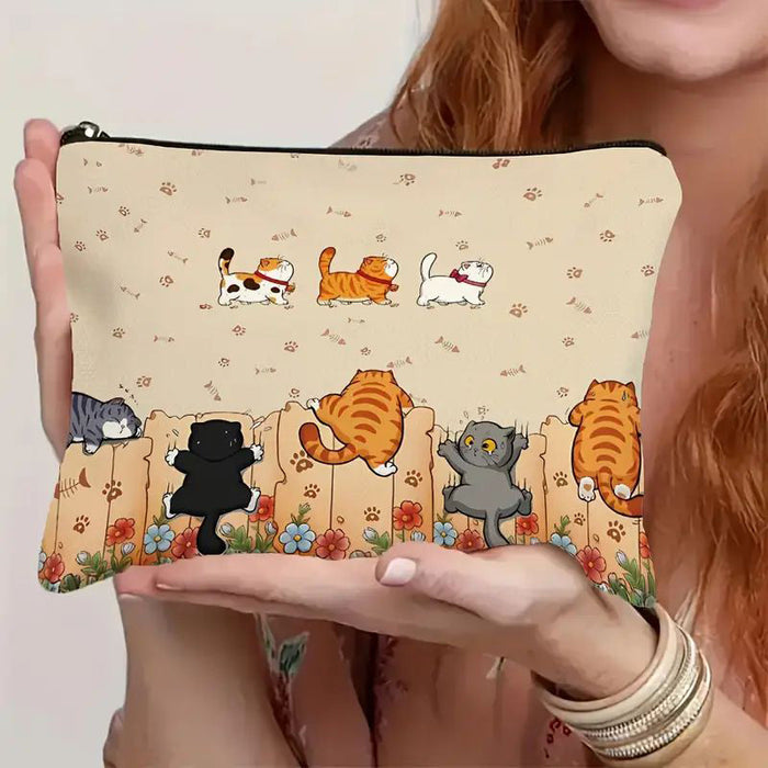 Lässige Tasche Mit Katzenmuster