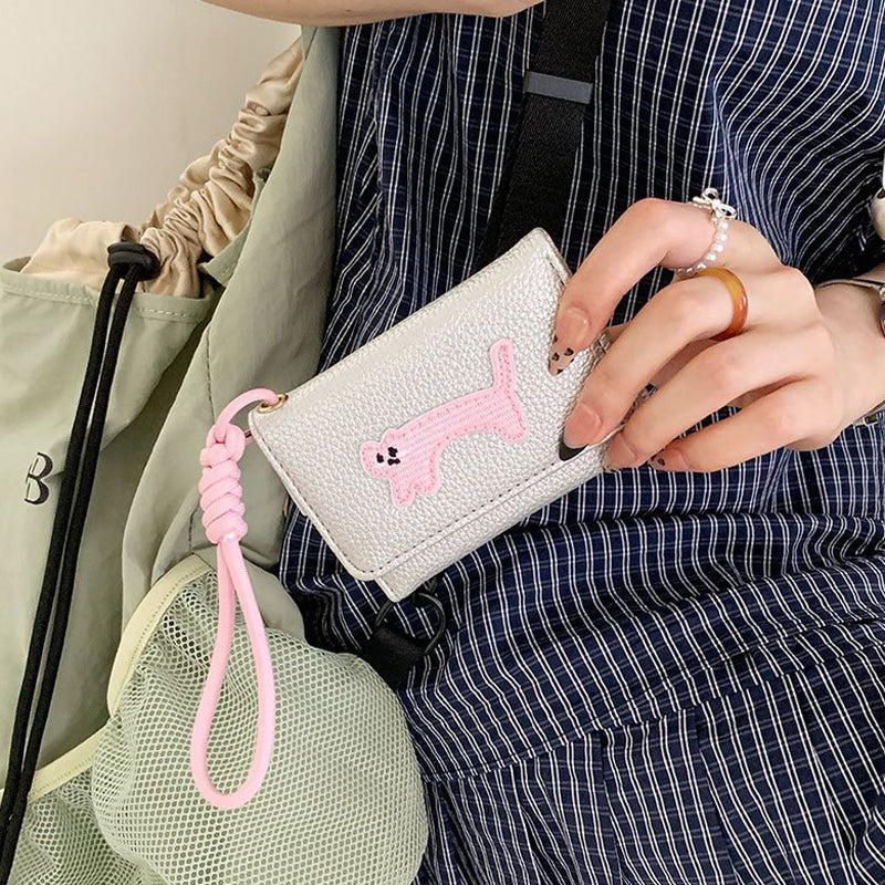 Geldbörse Mit Cartoon-Katze