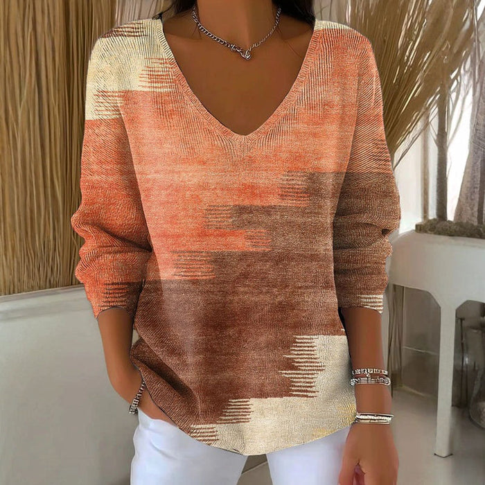 【Lange Ärmel】Vintage-Lässiges T-Shirt