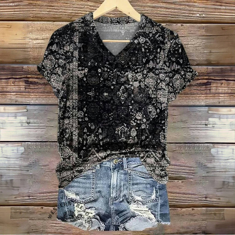 Vintage-Lässiges T-Shirt