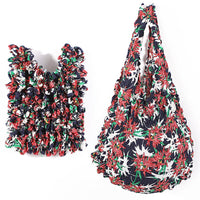 Vintage-Tasche Mit Blumenmuster