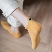 Lässige Socken Mit Katzenstickerei