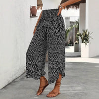 Lässige Weite Hose Mit Punkten