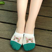 Lässige Socken Mit Katzenmuster
