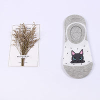 Lässige Socken Mit Katzenmuster