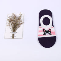 Lässige Socken Mit Katzenmuster