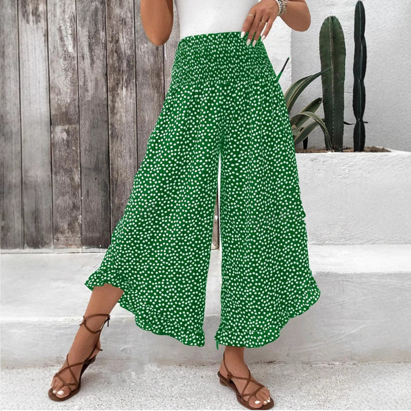 Lässige Weite Hose Mit Punkten