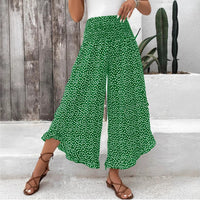 Lässige Weite Hose Mit Punkten