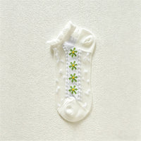 Atmungsaktive Socken Mit Blumenmuster