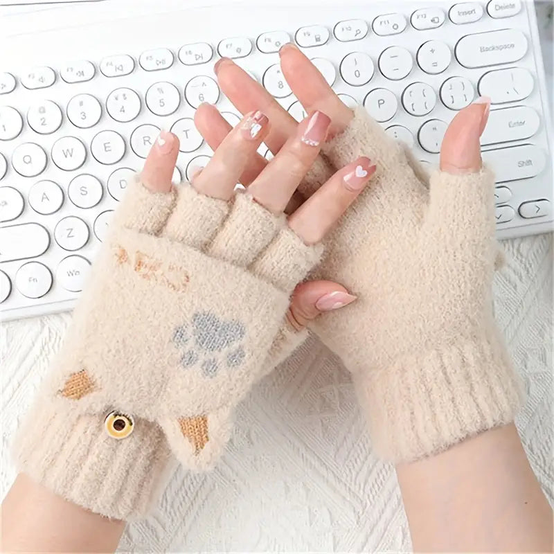 Cartoon Warme Handschuhe