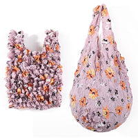 Vintage-Tasche Mit Blumenmuster