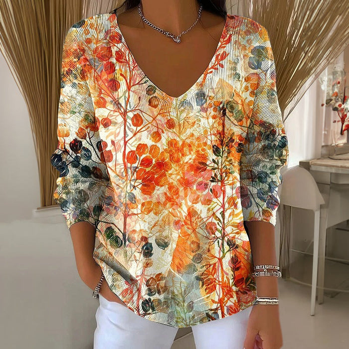 【Lange Ärmel】Lässiges Vintage-T-Shirt