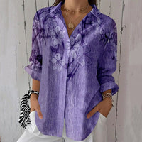 Vintage-Bluse Mit Blumenmuster