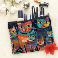 Bunte Tasche Mit Katzenmuster