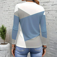 Lässiges T-Shirt Mit Farbblock