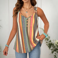Buntes Gestreiftes Tanktop