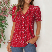 Vintage Lässige Bluse