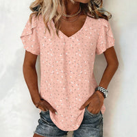 Vintage-Bluse Mit Blumenmuster