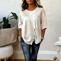 Vintage Lässige Bluse